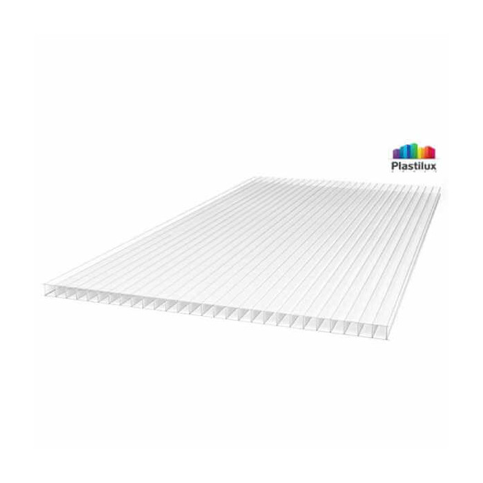 Сотовый поликарбонат 8 мм POLYNEX прозрачный 2100х6000 мм